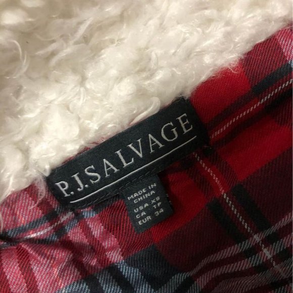 PJ Salvage Snowed in Sherpa Zip Up - Picture 4 of 4